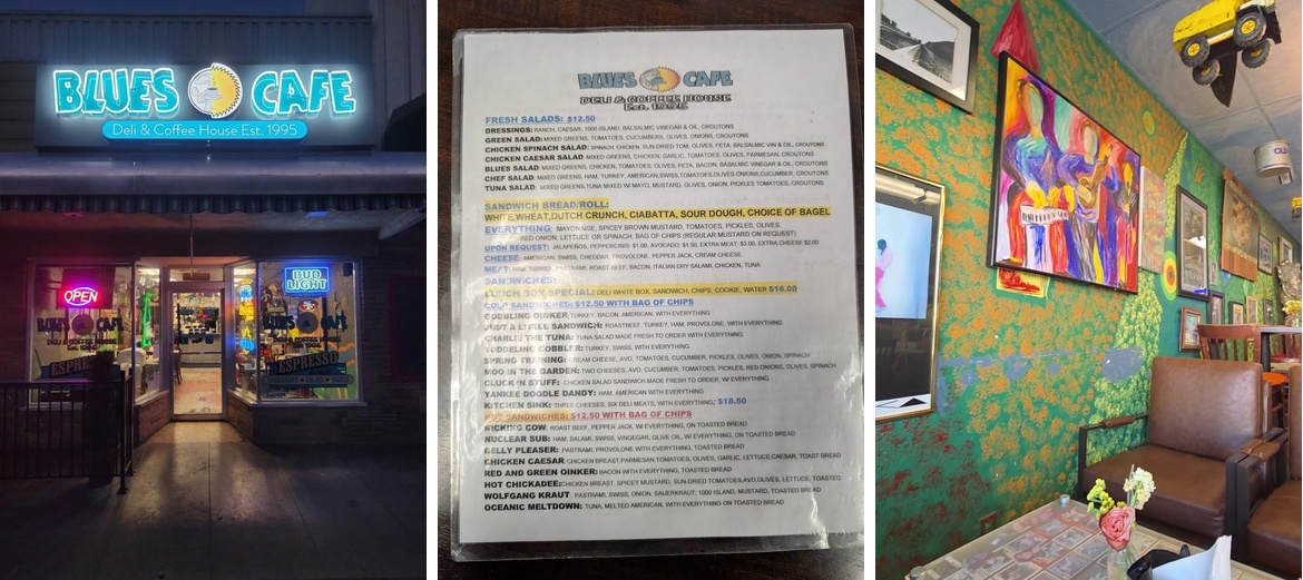 Blues Cafe Menu
